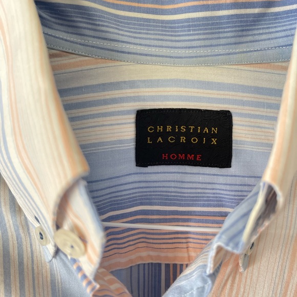 Mens Christian Lacroix casual dress shirt - Picture 2 of 2